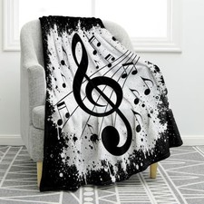 Jekeno Music Gifts Blanket Music Note Blanket Music3 50"x60"