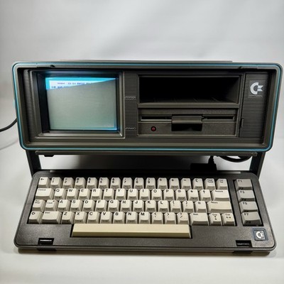 Commodore SX-64 Keyboard Hook (1/2) Intact  W/ Cables, Manual, Test Disk & Game