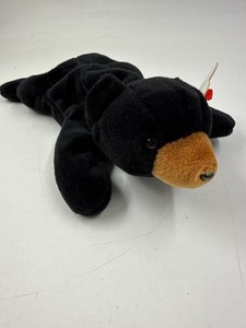 TY Beanie Baby “Blackie” Black Bear Plush Toy 1995 Original Collecti (MI1076023)