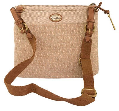 Handtasche Fossil Wmns Shoulderbag Explorer Crossbody Beige
