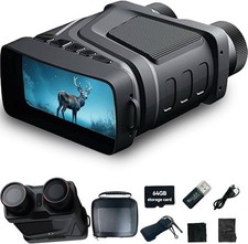Night Vision Binoculars 4k HD 850nm Infrared 5X Digital Zoom Telescope