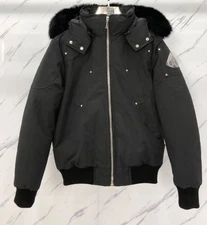 Winter Classic"Warmth"Moose Knuckles Scissors Down Jacket Rivet Hoodie Coat-