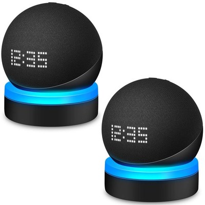 Table Holder for Echo Dot 5th Gen and 2026 New Model, 2Pack, Black