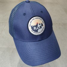 RAB Ten4 Ink Blue Snapback Trucker Hat Cap Adult OSFA