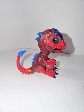 Fingerlings Untamed Radioactive Raptor Gamma 5 Interactive Red Tested-WORKS