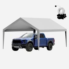 Carport Replacement Canopy Top VEVOR 13x20ft Garage Tarp (Top Cover Only)