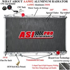3-row Radiator For 1998-05 Lexus Gs300 Gs400toyota Aristo S160 2jzgte Jzs161 At 3-row Radiator For 1998-05 Lexus Gs300 Gs400toyota Aristo S160 2jzgte Jzs161 At