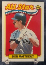 1989 TOPPS TIFFANY COLLECTORS SET #397 - DON MATTINGLY - ALL-STAR