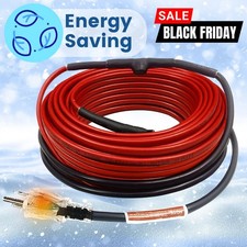 Pipe Heat Tape for Water Pipe Freeze Protection, Constant Wattage, 120V, 7W/FT