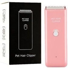 Dog Cat Home Hair Waterproof Clipper Portable Electric USB Rechargeable Pet G...