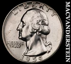 1959 Washington Quarter- Silver- Choice Gem Brilliant Unc Luster #J1651
