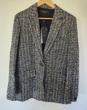 Rag  Bone Women's Sz. 4 Ames Linton Metallic Tweed Blazer NWT