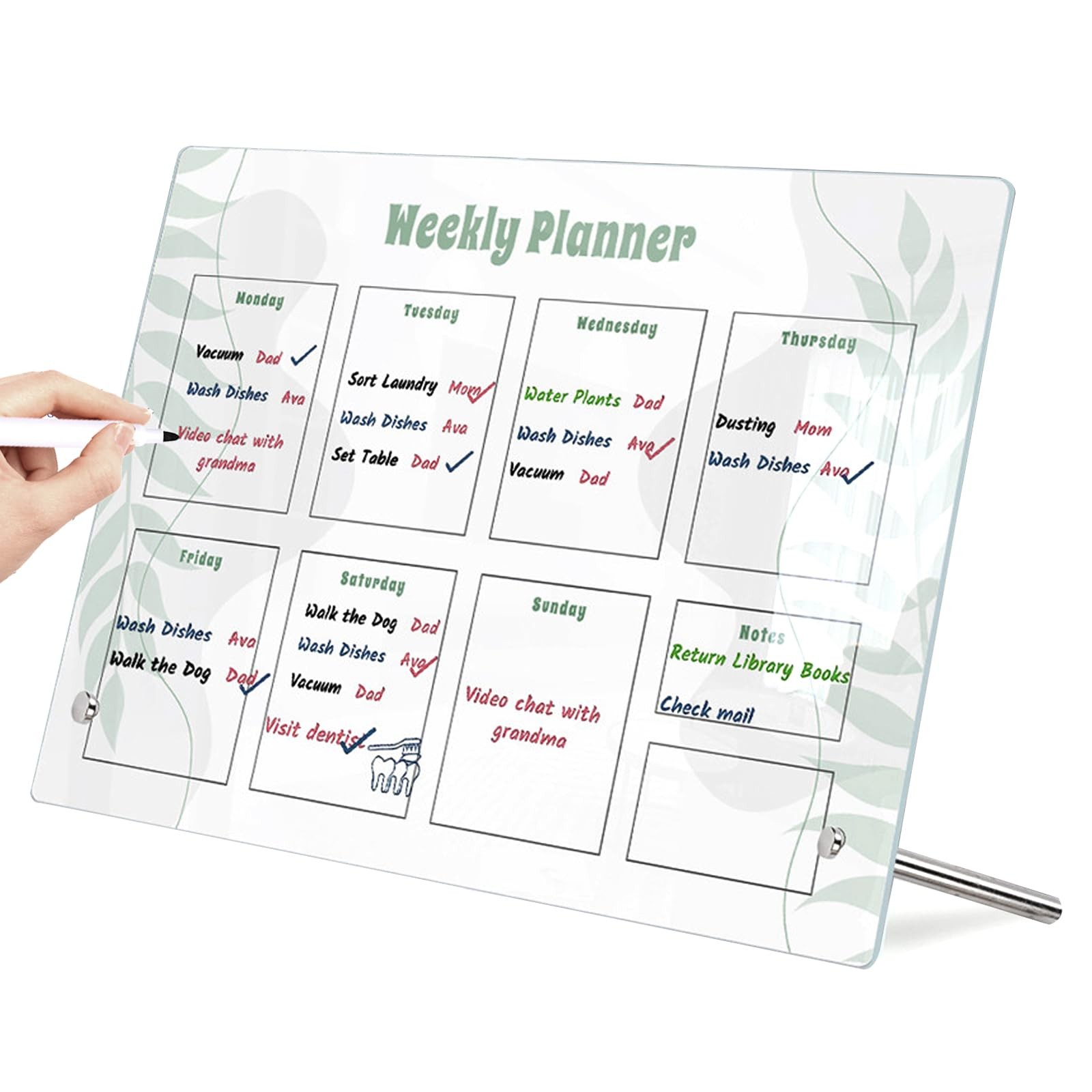 Planner Settimanale, Planner Settimanale, Da Tavolo Agenda Settimanale, (b4Z)