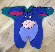 Vintage Disney Store Eeyore Winnie the Pooh Baby Romper 6M