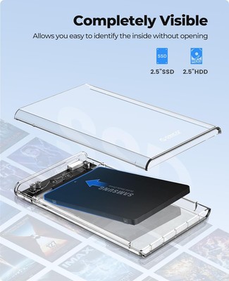 ORICO 2.5'' External Hard Drive Enclosure USB 3.0 to SATA III
