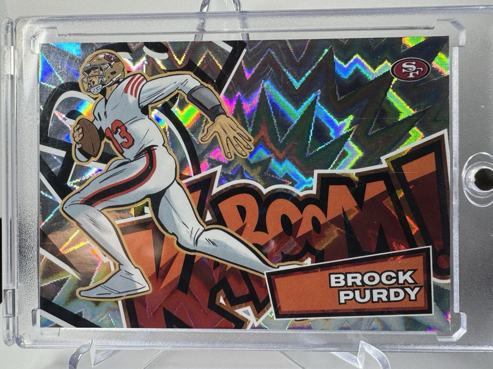 2025 Panini Absolute - Kaboom! Horizontal Brock Purdy #25