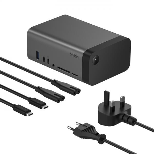 Belkin Connect USB tipo-C 10000 Mbit/s Grigio (USB-C 11-IN-1 PRO GAN DOCK - DOCK - Immagine 4