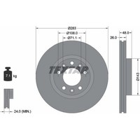 2X Textar 92232503 Bremsscheibe FüR Peugeot Citroen 508 407 607 605 XM 8D 8E 6D