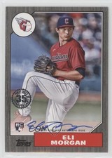 2022 Series 2 1987 Topps Baseball Black 106/199 Eli Morgan #87BA-EMO Auto nd3