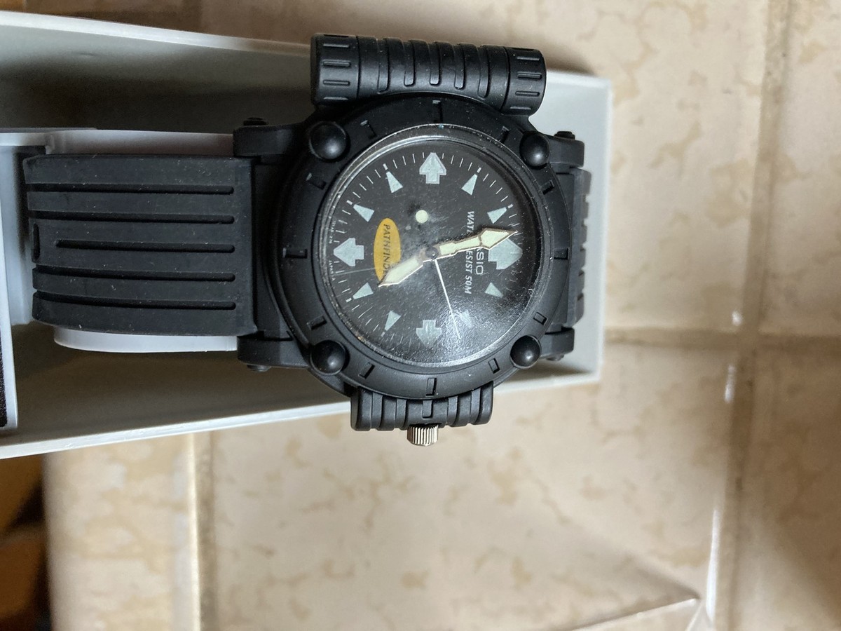 Rare Vintage Casio Mw-43 Compass 50m Diver Watch | eBay