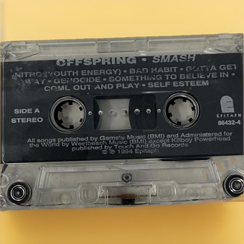 VNTG 1994 OFFSPRING SMASH CASSETTE TAPE ALTERNATIVE PUNK ROCK EPITAPH RECORDS - Picture 5 of 5