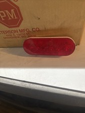 Peterson 820r7 Red Oval Led Stop Turn Tail Light Amp Grommet Mount 6.5 X 2.25 Peterson 820r7 Red Oval Led Stop Turn Tail Light Amp Grommet Mount 6.5 X 2.25