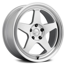 Kansei Knp Wheels 18x8.5 35 5x100 73.1 Silver Rims Set Of 4