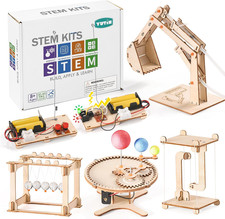 STEM Science Kits for Kids Ages 8-12 8-10, Wood Building Crafts Kits for Boys, S
