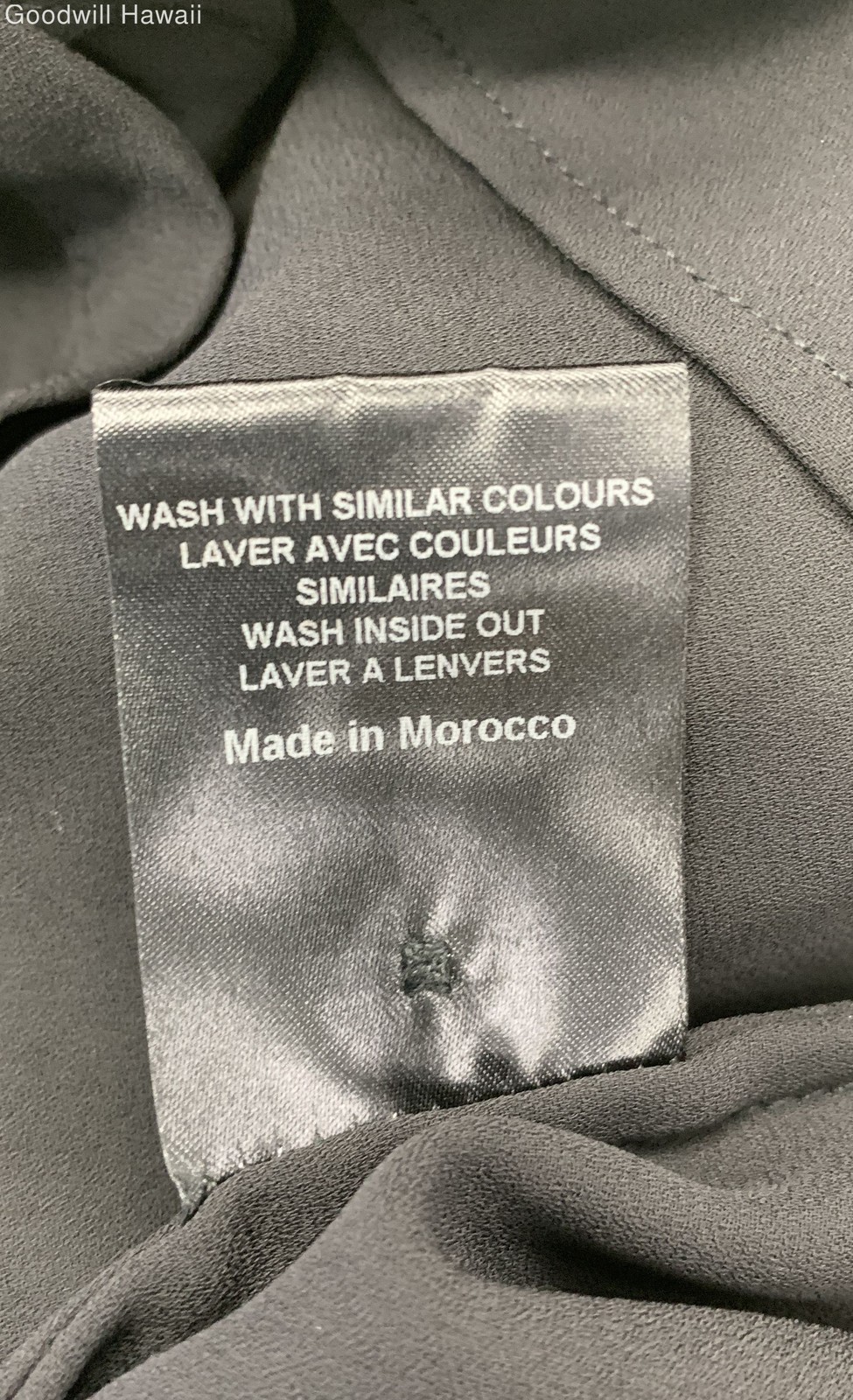 GIVENCHY Black Long Sleeve Button Poly/Poly Blend… - image 7