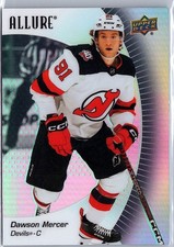 2023-24 Upper Deck Allure - Dawson Mercer #82 Black Rainbow