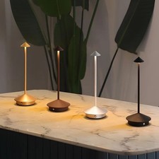 LED Rechargeable Touch Cordless Table Lamp 3 Colors Bedside Night Light