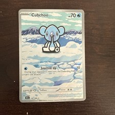 Pokemon TCG - Cubchoo - 109/086 - Illustration Rare - SV: Black Bolt on eBay