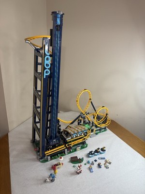 LEGO Icons 10303 Loop Coaster Assembled w/ Minifigs No Box Manual AS IS