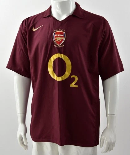 GUNNERS SHIRT HIGHBURY 2005-06 NIKE Arsenal LONDON SIZE XL