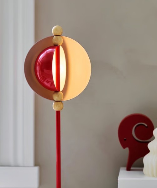 IKEA :: New STRALA LED Modernist Red Table Lamp (3AA Batteries) Designer : Bazle