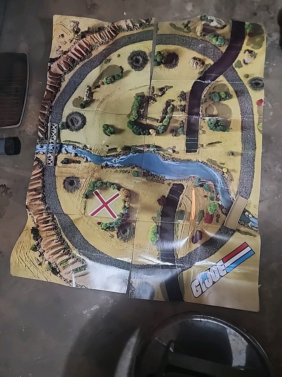 Tyco GI Joe Train Set Playmat 42