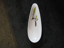 Metlox Poppytrail California Free Form Mobile Atomic Celery Dish Serving