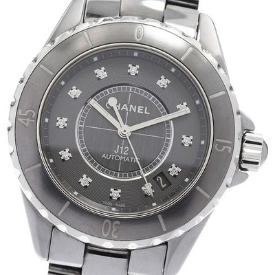 CHANEL J12 Chromatic H3242 12P diamond gray Dial Automatic Men's Watch_908390