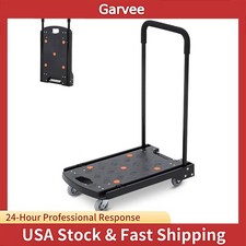 Lightweight Utility Cart, Foldable Platform Truck, Folding Hand Truck Dolly with