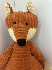 Jellycat London Cordy Roy Fox Plush Stuffed Animal Orange Cream