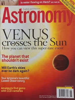 Astronomy June 2004 Venus Water Mars Dark Sky Lowell Observatory CCD Camera Gene