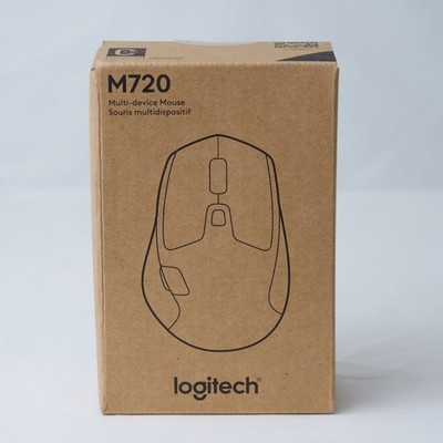 Logitech M720 Triathlon Multi-Device Wireless Mouse, Bluetooth, USB Unifying