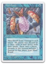 Mind Bomb (4th Edition) - Uncommon Blue Sorcery - Magic: The Gathering