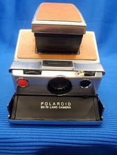 POLAROID SX-70 LAND CAMERA FOLDING INSTANT CAMERA UNTESTED