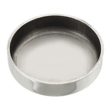 Pipe End Cap 304 Stainless Steel Round Fitting Cap 57mm OD Polished Weld Cover