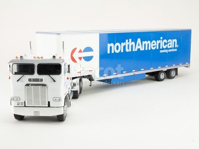 Freightliner FLA Lkw Semi-Remorque 1985 Presse 1/43 Metallmodell