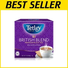 British Blend Premium Black Tea - 80 Count, Authentic English Breakfast