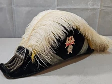 Knights Of Columbus RARE VTG 1950S Superior Uniform & Regalia Co NY Ceremony Hat