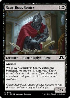 Scurrilous Sentry - 108 - NM - Modern Horizons 3