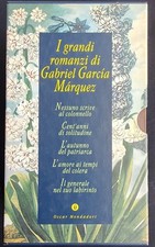 I GRANDI ROMANZI DI GABRIEL GARCIA MARQUEZ COFANETTO 5 VOLUMI OSCAR COME NUOVI